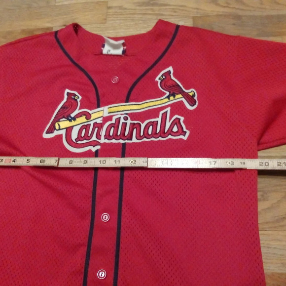 Vintage JD Drew St. Louis Cardinals Warmup Jersey YOUTH XL - Picture 3 of 8